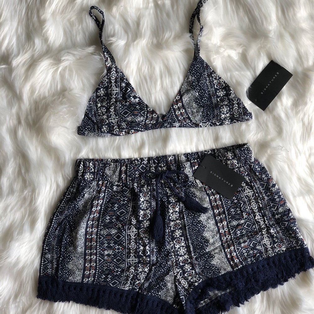 NWT Boho Top and Short Matching Set!